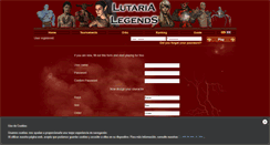 Desktop Screenshot of lutarialegends.com